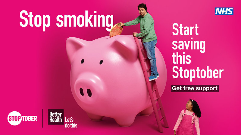 What support is available during Stoptober?