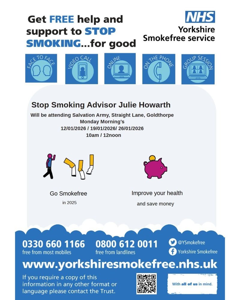 Supporting image for New Pop-Up Clinic in Barnsley