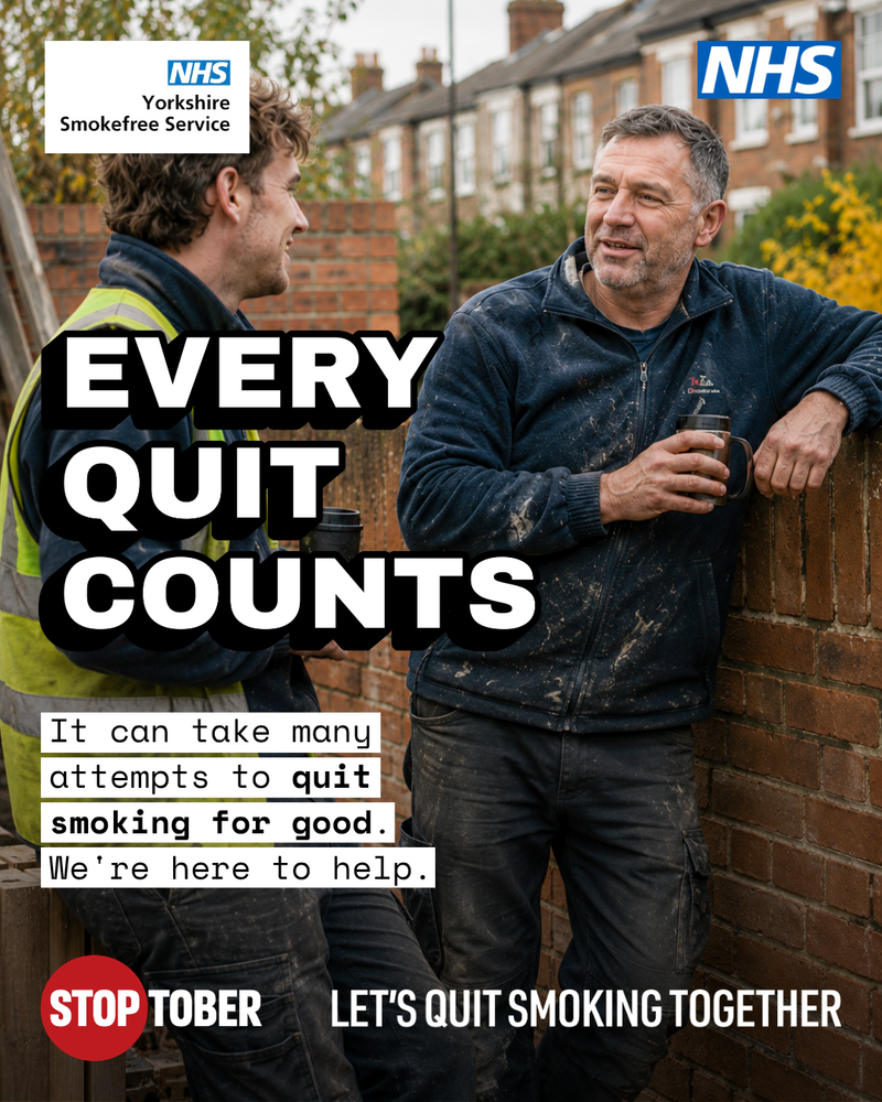 Supporting image for Yorkshire Smokefree Wakefield Stoptober Events