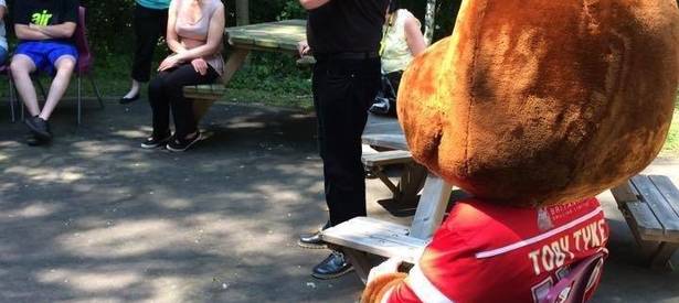 Toby Tyke visits Greenacre School