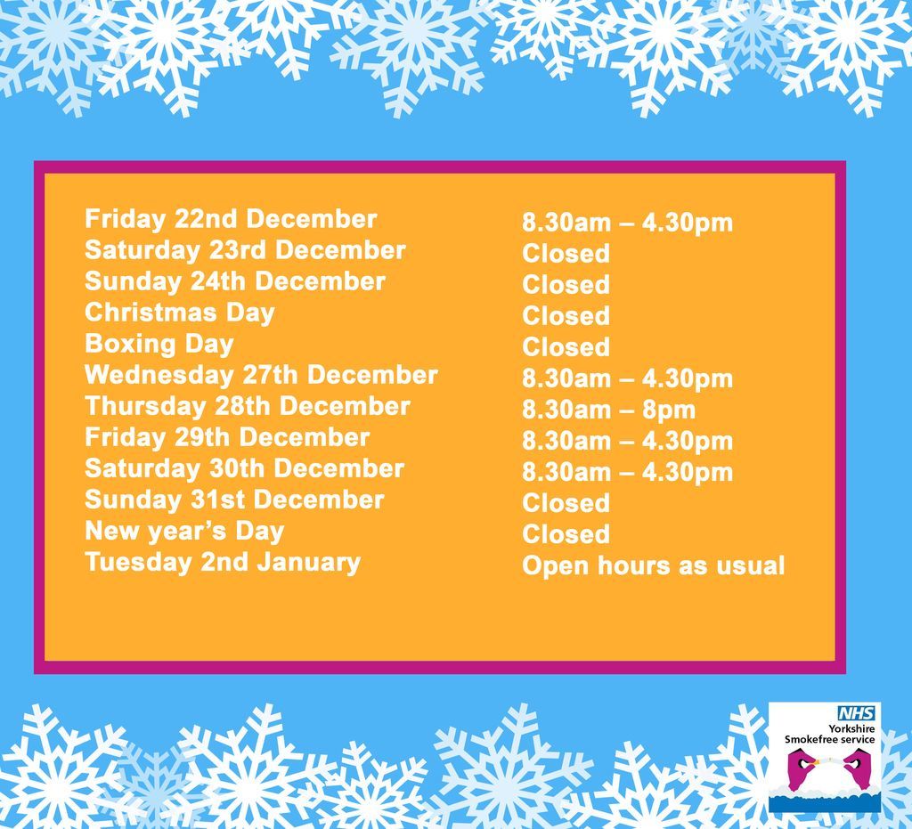 Opening hours 2017